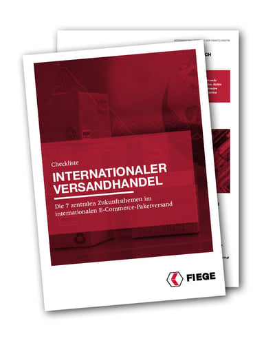 FIEGE-Checkliste Internationaler Versandhandel